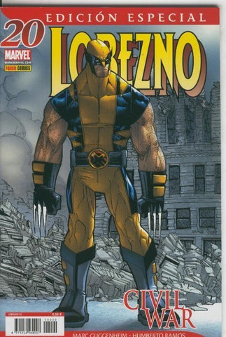 Lobezno volumen 3 numero 20: Civil War