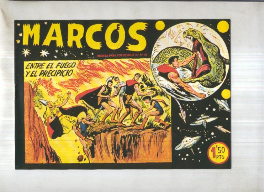Facsimil: Marcos de Manuel Gago numero 07: Entre el fuego y el precipicio