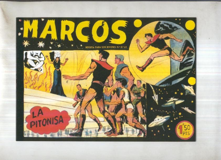 Facsimil: Marcos de Manuel Gago numero 16: La pitonisa