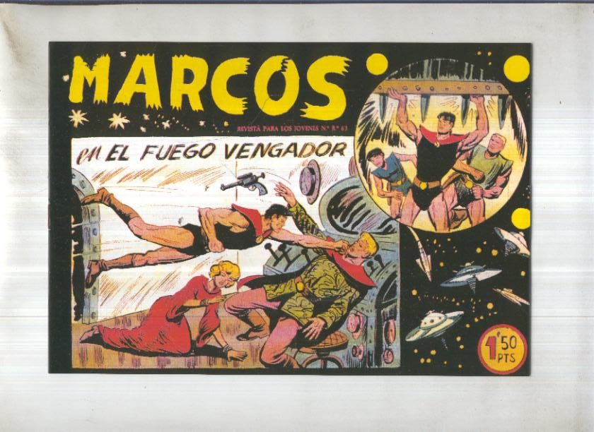 Facsimil: Marcos de Manuel Gago numero 17: El fuego vengador