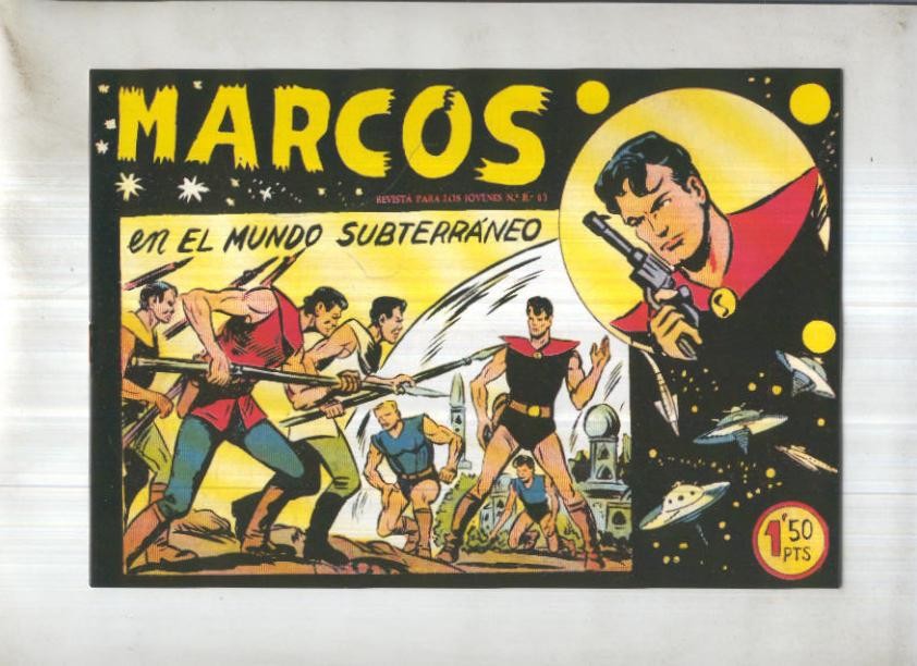 Facsimil: Marcos de Manuel Gago numero 18: El mundo subterraneo