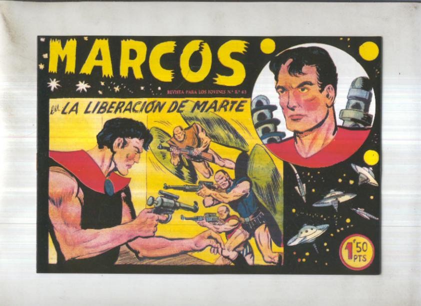 Facsimil: Marcos de Manuel Gago numero 21: La liberacion de Marte