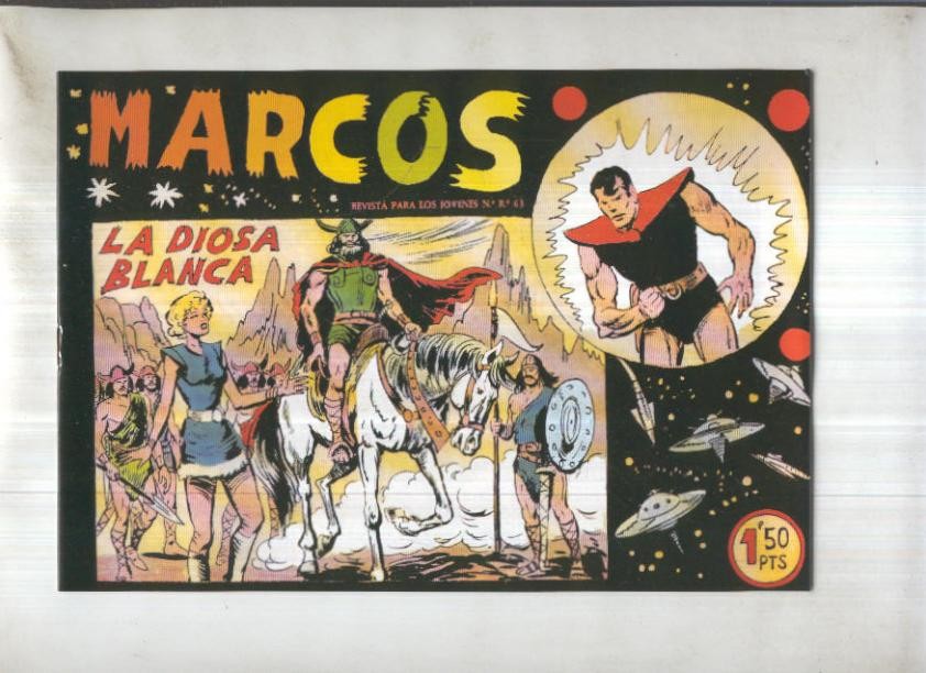 Facsimil: Marcos de Manuel Gago numero 29: La diosa blanca