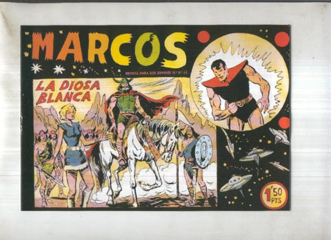 Facsimil: Marcos de Manuel Gago numero 29: La diosa blanca