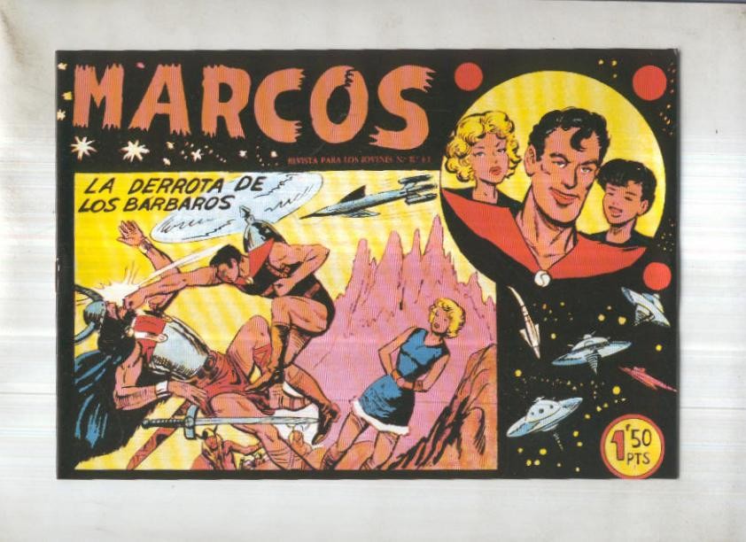 Facsimil: Marcos de Manuel Gago numero 30: La derrota de los barbaros