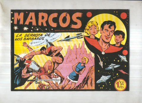 Facsimil: Marcos de Manuel Gago numero 30: La derrota de los barbaros