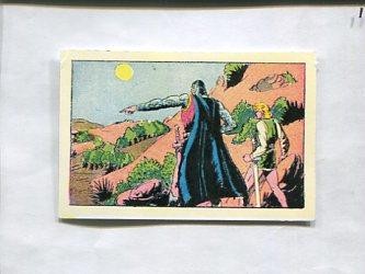 Facsimil: Cromo El Guerrero del Antifaz serie 3: La Marquesita de Peñarrosa numero 02