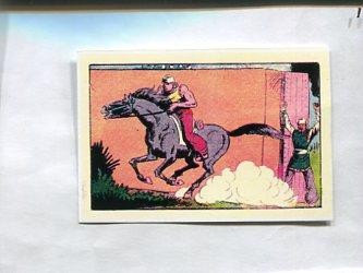 Facsimil: Cromo El Guerrero del Antifaz serie 3: La Marquesita de Peñarrosa numero 14