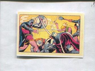 Facsimil: Cromo El Guerrero del Antifaz serie 3: La Marquesita de Peñarrosa numero 27