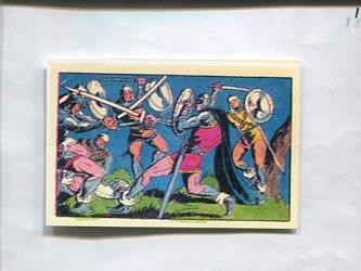Facsimil: Cromo El Guerrero del Antifaz serie 3: La Marquesita de Peñarrosa numero 33