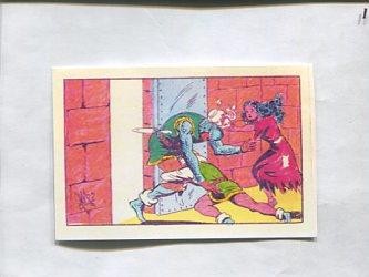 Facsimil: Cromo El Guerrero del Antifaz serie 3: La Marquesita de Peñarrosa numero 46