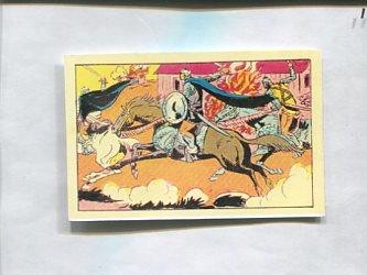 Facsimil: Cromo El Guerrero del Antifaz serie 3: La Marquesita de Peñarrosa numero 51