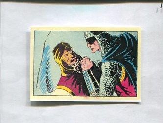 Facsimil: Cromo El Guerrero del Antifaz serie 3: La Marquesita de Peñarrosa numero 54