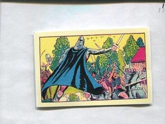 Facsimil: Cromo El Guerrero del Antifaz serie 3: La Marquesita de Peñarrosa numero 55