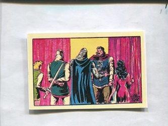 Facsimil: Cromo El Guerrero del Antifaz serie 3: La Marquesita de Peñarrosa numero 60