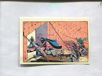 Facsimil: Cromo El Guerrero del Antifaz serie 3: La Marquesita de Peñarrosa numero 63