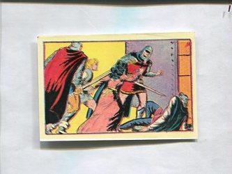 Facsimil: Cromo El Guerrero del Antifaz serie 3: La Marquesita de Peñarrosa numero 67
