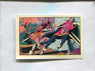 Facsimil: Cromo El Guerrero del Antifaz serie 3: La Marquesita de Peñarrosa numero 70