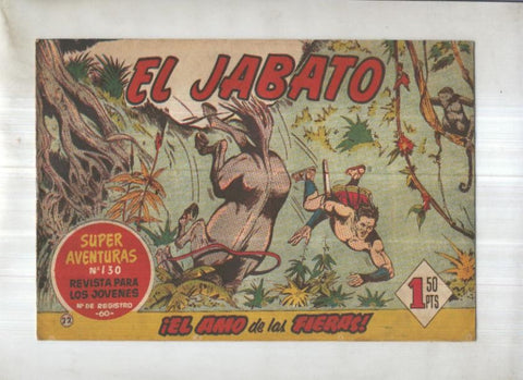 Bruguera: El Jabato numero 022: El amo de las fieras