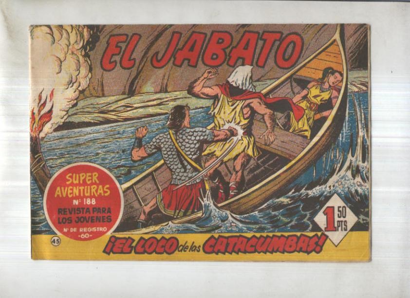 Bruguera: El Jabato numero 045: El loco de las catacumbas