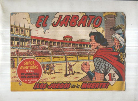 Bruguera: El Jabato numero 047: Los juegos de la muerte