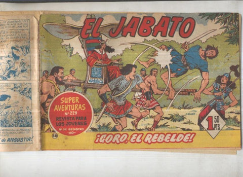 Bruguera: El Jabato numero 058: Goro el rebelde