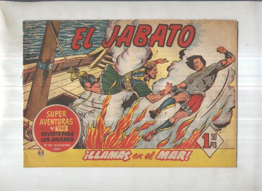 Bruguera: El Jabato numero 063: Llamas en el mar