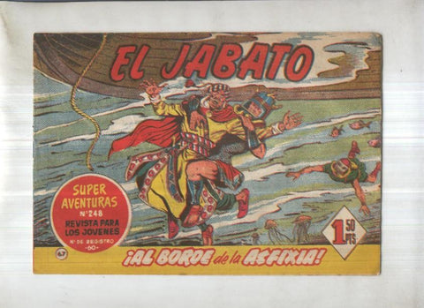 Bruguera: El Jabato numero 067: Al borde de la asfixia