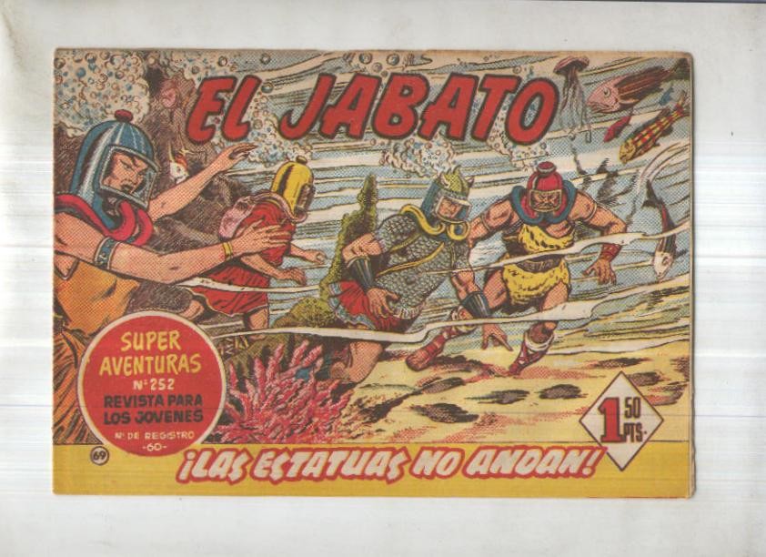 Bruguera: El Jabato numero 069: Las estatuas no andan