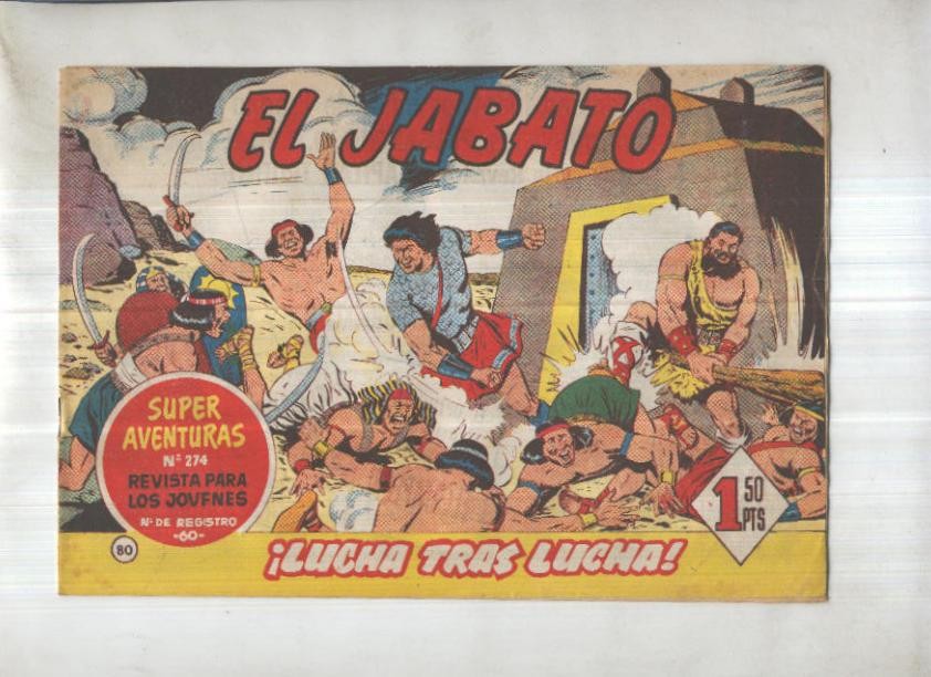 Bruguera: El Jabato numero 080: Lucha tras lucha