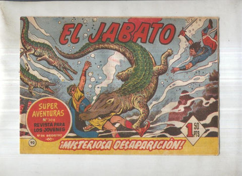 Bruguera: El Jabato numero 092: Misteriosa desaparicion
