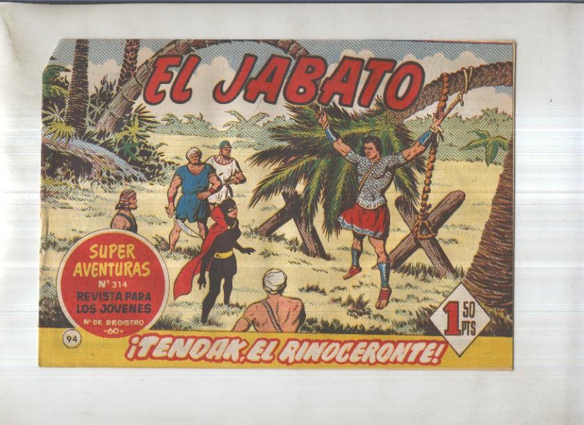Bruguera: El Jabato numero 094: Tendak, el rinoceronte