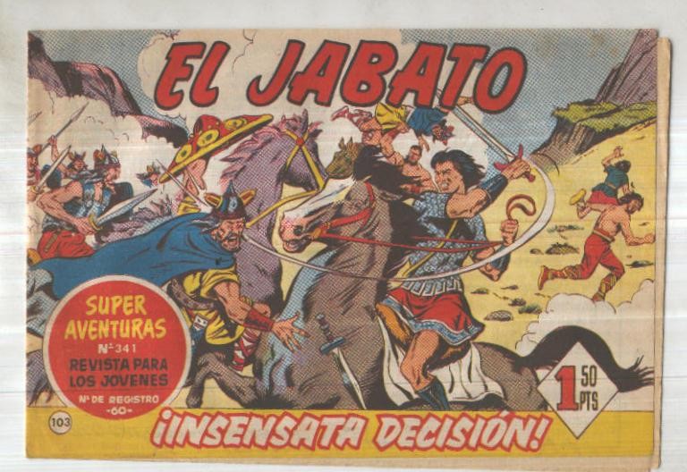 Bruguera: El Jabato numero 103: Insensata decision
