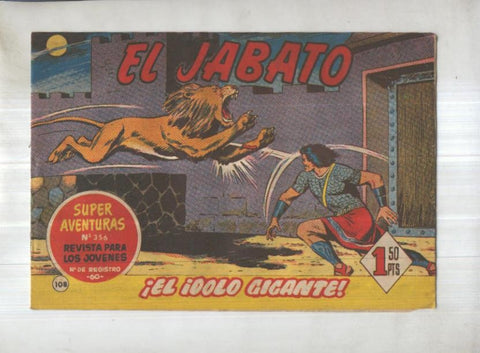 Bruguera: El Jabato numero 108: El idolo gigante