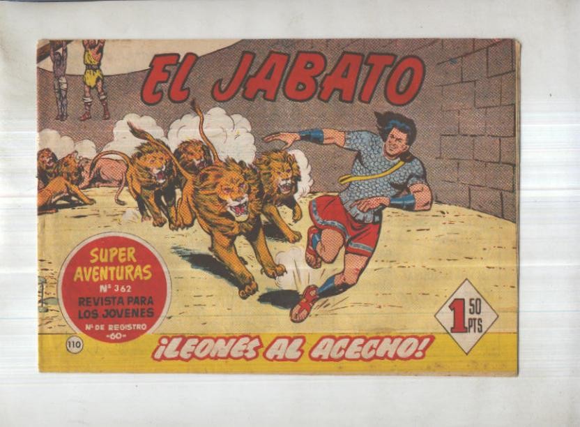 Bruguera: El Jabato numero 110: Leones al acecho