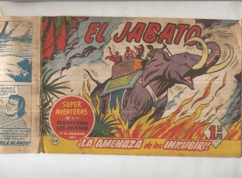 Bruguera: El Jabato numero 114: La amenaza de los Inkubiri