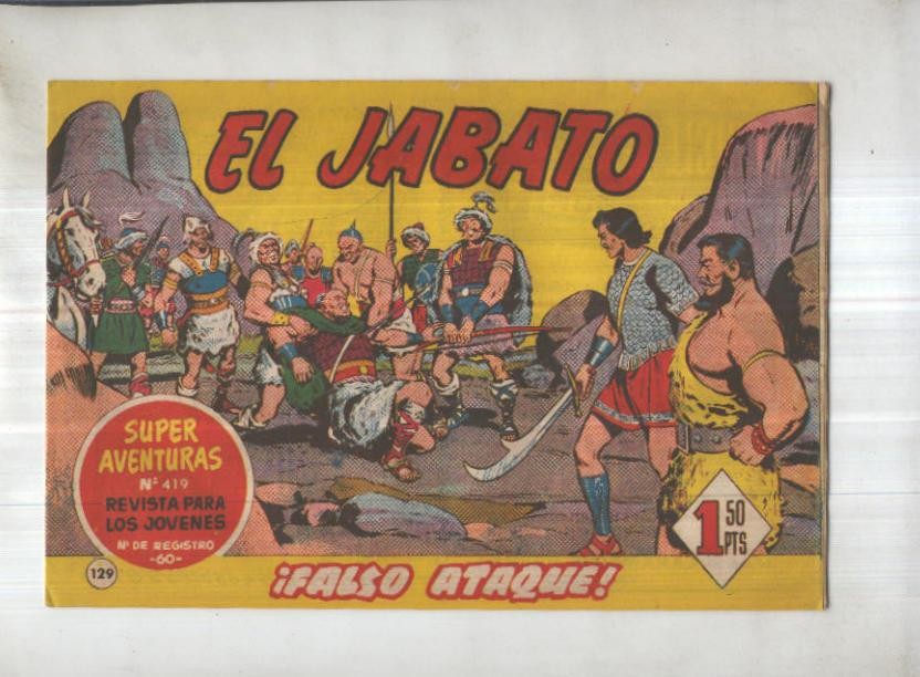 Bruguera: El Jabato numero 129: Falso ataque