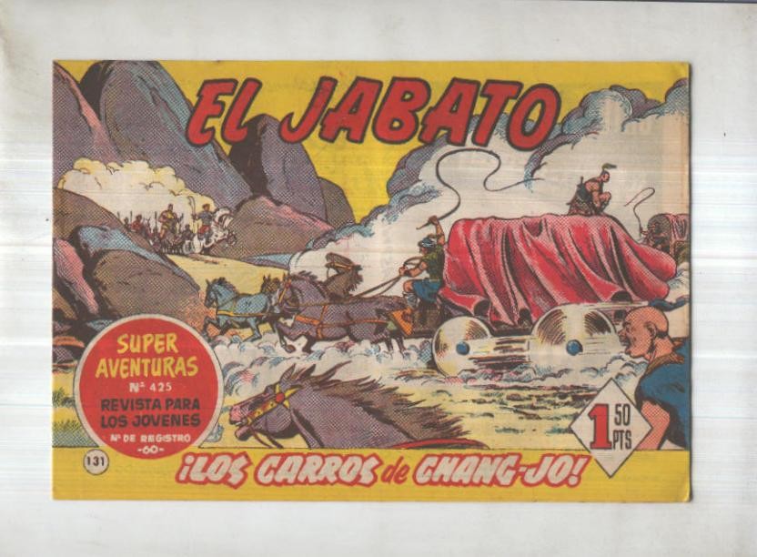 Bruguera: El Jabato numero 131: Los carros de Chang-Jo