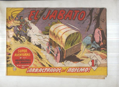Bruguera: El Jabato numero 135: Arrastrados al abismo