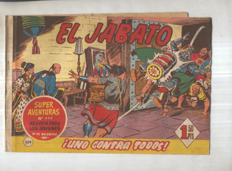 Bruguera: El Jabato numero 139: uno contra todos