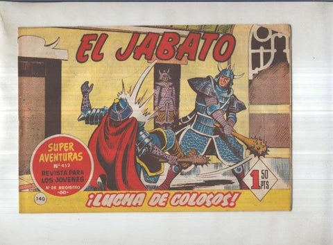 Bruguera: El Jabato numero 140: Lucha de colosos