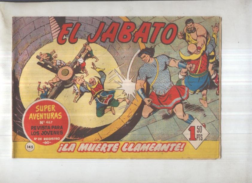 Bruguera: El Jabato numero 145: La muerte llameante