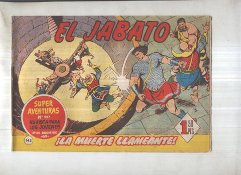 Bruguera: El Jabato numero 145: La muerte llameante
