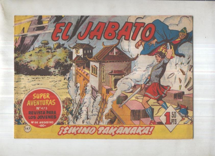 Bruguera: El Jabato numero 147: Sikino Takanaka