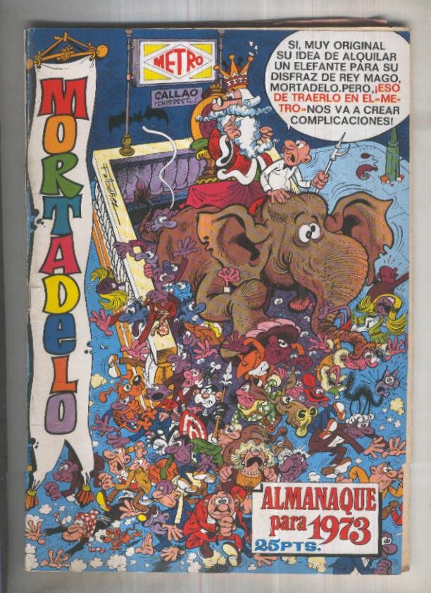 Mortadelo almanaque para 1973