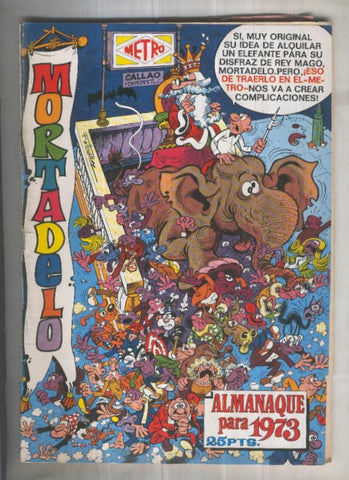 Mortadelo almanaque para 1973