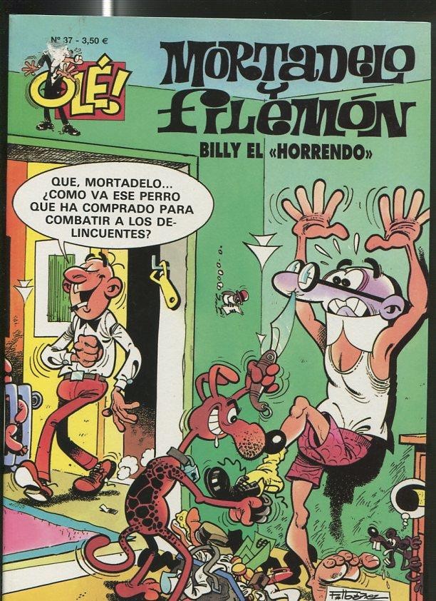 Ole numero 037: Mortadelo y Filemon :Billy el horrendo (numerado 6 en interior trasera)