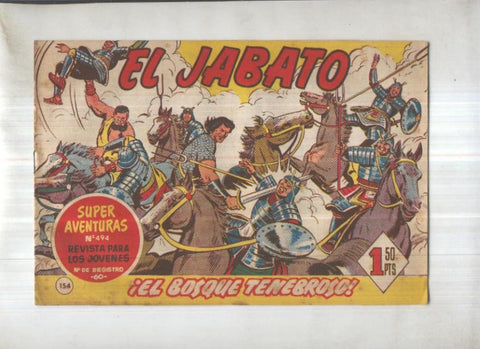 Bruguera: El Jabato numero 154: El bosque tenebroso