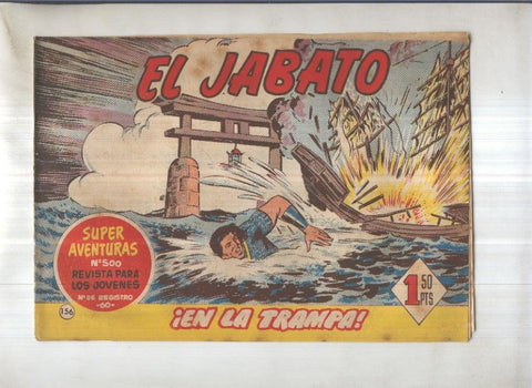 Bruguera: El Jabato numero 156: En la trampa