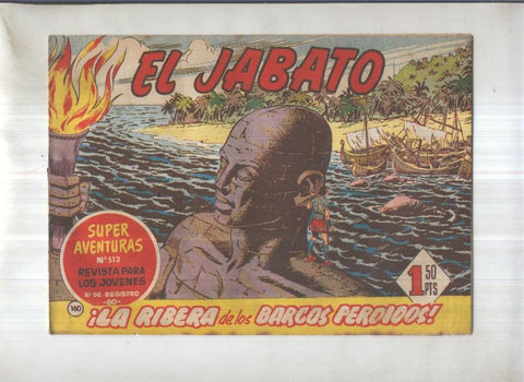 Bruguera: El Jabato numero 160: la ribera de los barcos perdidos